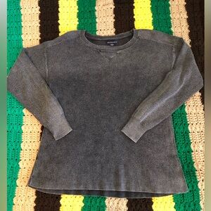 American eagle outfitters Gray acid faded cotton sweater women M